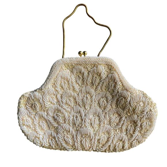 HARILELA'S Handbags - Creations by Harilela's Vintage Beaded Handbag Clutch